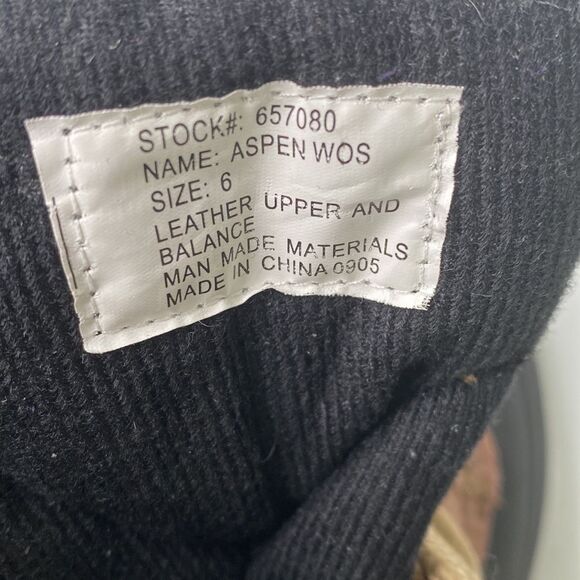 Grizzly Aspen Thinsulate Suede Lace-Up Winter Snow Boot Faux Fur Stock #657080 - Picture 13 of 16